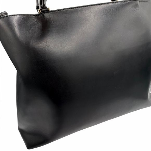 Gucci Vintage Bamboo Top Handle Black Leather Bag w/ unbranded Strap + COA - Picture 16 of 16